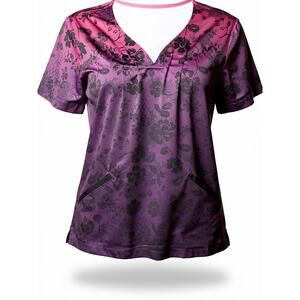 Betsy Johnson Scrub Top Ursinia Top Ethereal Beauty